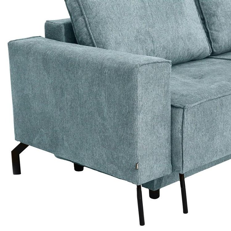 ΓΩΝΙΑΚΟΣ ΚΑΝΑΠΕΣ Fylliana Madrid MINT ΧΡΩΜΑ 290x210x90εκ 880-225-051