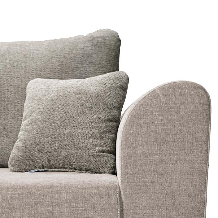 ΓΩΝΙΑΚΟΣ ΚΑΝΑΠΕΣ ΚΡΕΒΑΤΙ Migros ΜΠΕΖ ΧΡΩΜΑ 268x167x80εκ 21045242
