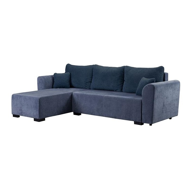 ΓΩΝΙΑΚΟΣ ΚΑΝΑΠΕΣ ΚΡΕΒΑΤΙ Migros ΜΠΛΕ ΧΡΩΜΑ 268x167x80εκ 21044843