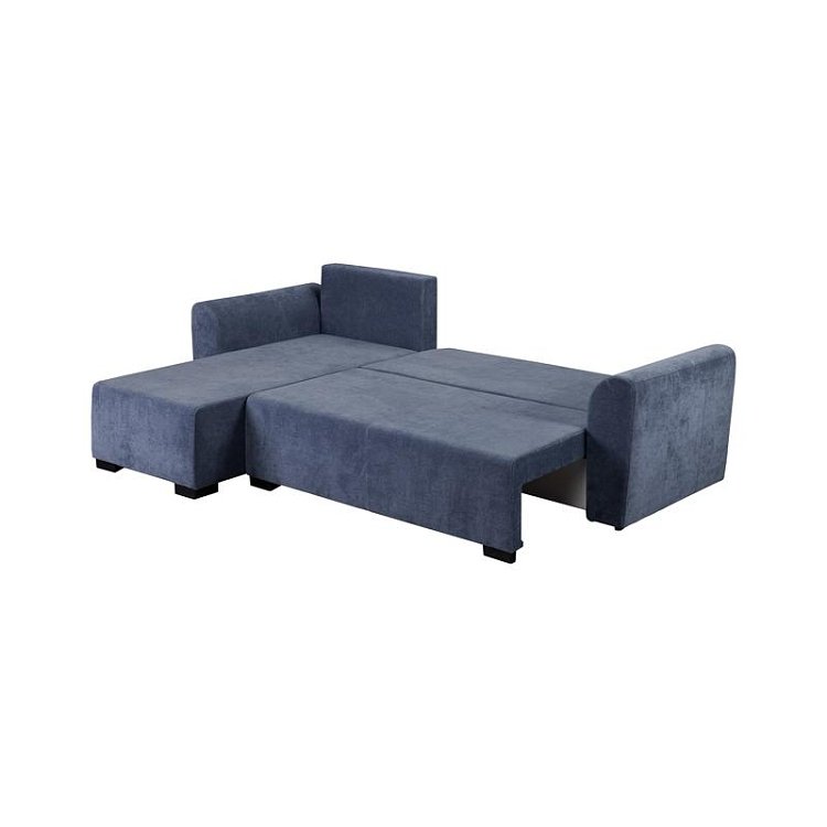 ΓΩΝΙΑΚΟΣ ΚΑΝΑΠΕΣ ΚΡΕΒΑΤΙ Migros ΜΠΛΕ ΧΡΩΜΑ 268x167x80εκ 21044843