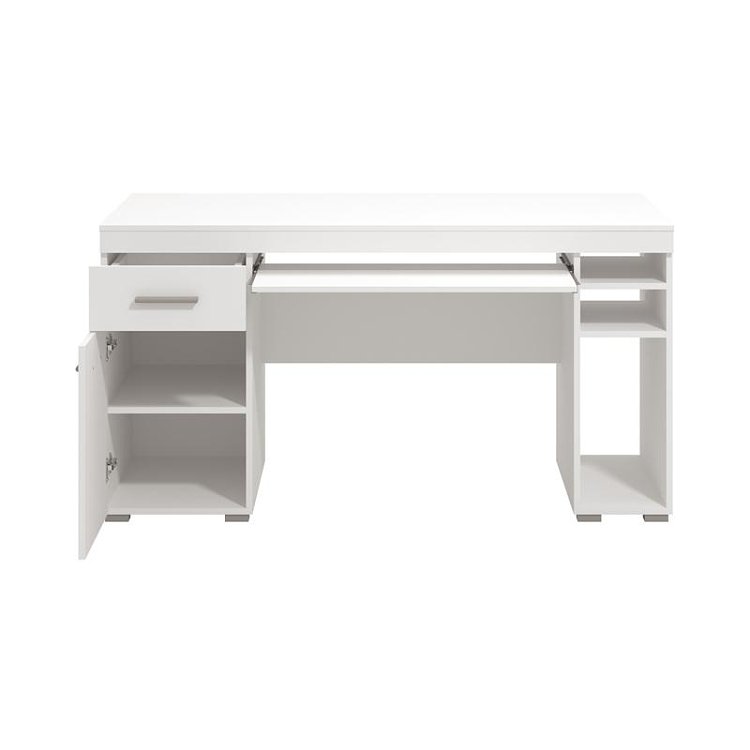 ΓΡΑΦΕΙΟ ALFA OPAQUE WHITE 145x66x76εκ 11011778