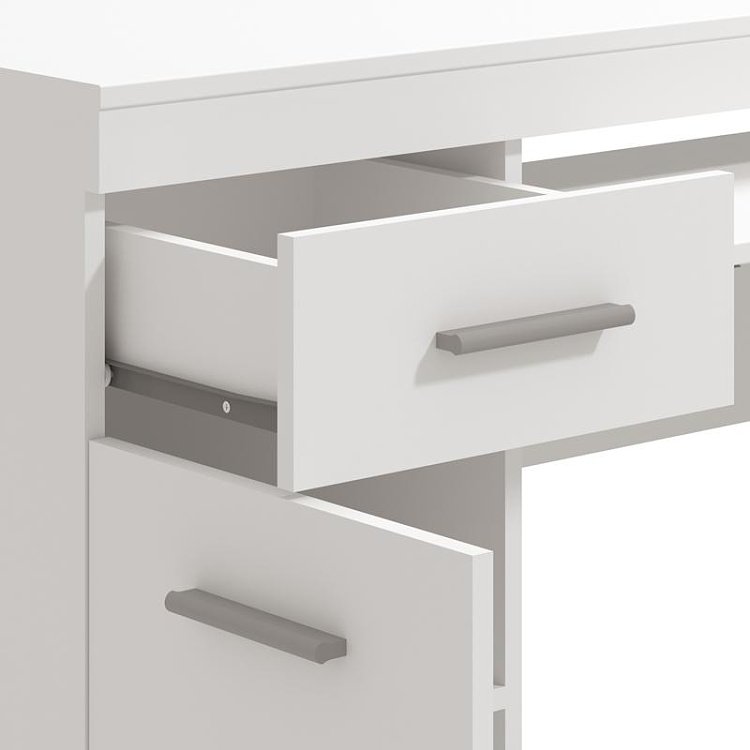 ΓΡΑΦΕΙΟ ALFA OPAQUE WHITE 145x66x76εκ 11011778