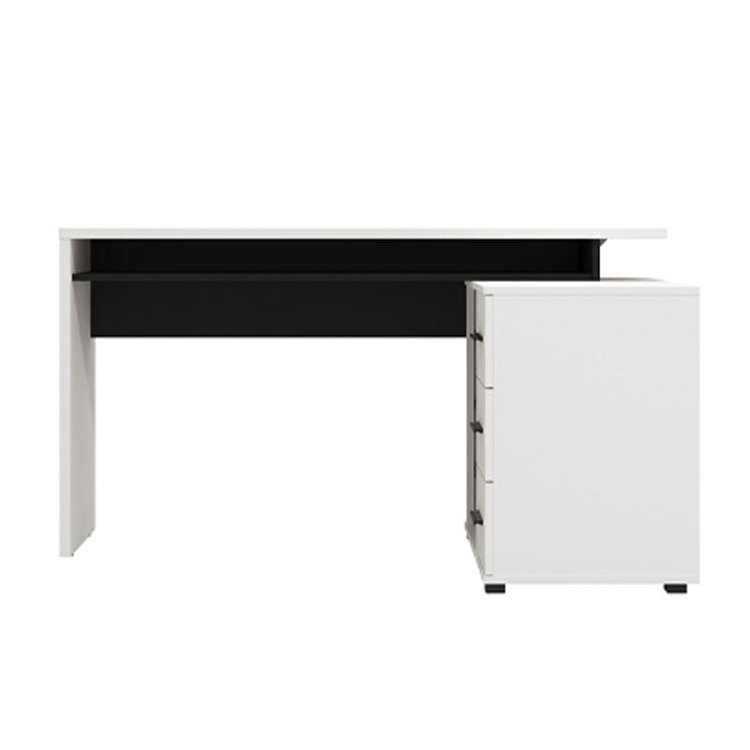 ΓΡΑΦΕΙΟ ARHIMED ΛΕΥΚΟ-ΜΑΥΡΟ 138x102x75εκ 11011774