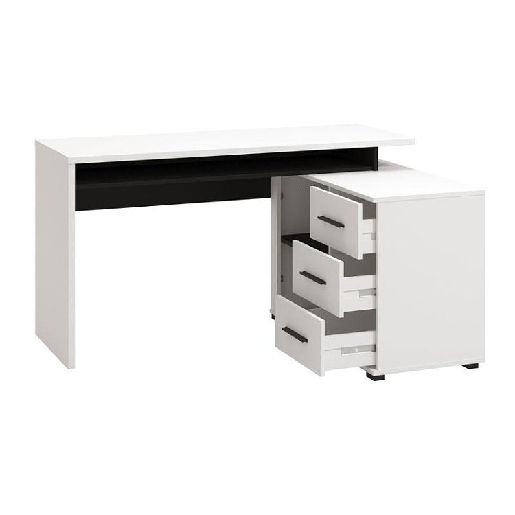 ΓΡΑΦΕΙΟ ARHIMED ΛΕΥΚΟ-ΜΑΥΡΟ 138x102x75εκ 11011774