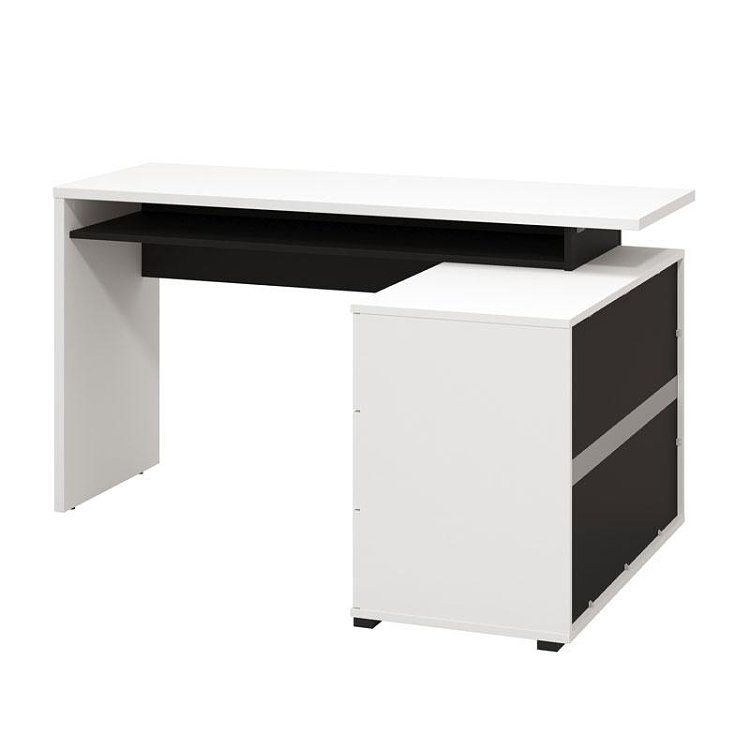 ΓΡΑΦΕΙΟ ARHIMED ΛΕΥΚΟ-ΜΑΥΡΟ 138x102x75εκ 11011774