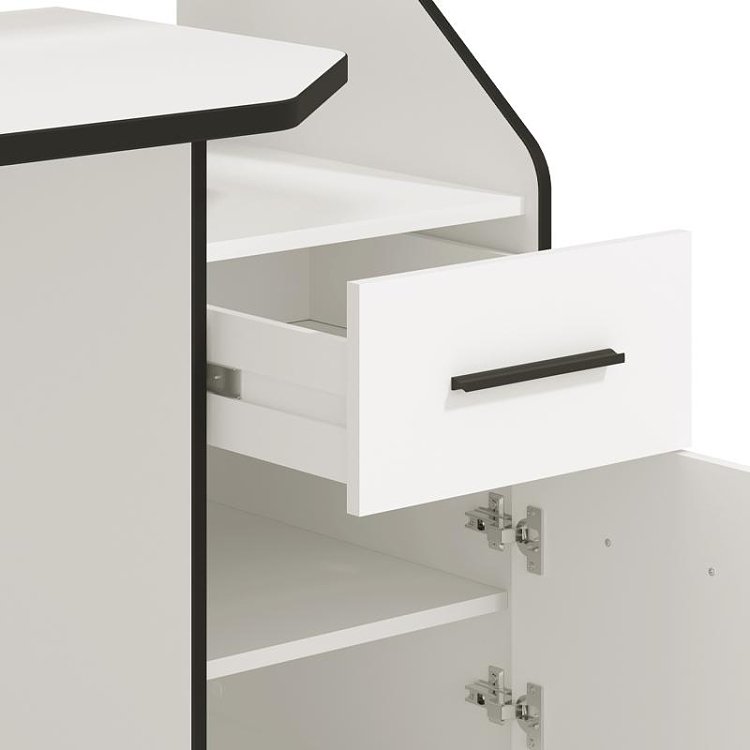 ΓΡΑΦΕΙΟ BLETCHLEY ΛΕΥΚΟ ΧΡΩΜΑ 170x65x92,5εκ 11012327