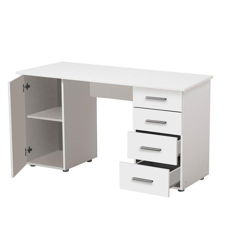 ΓΡΑΦΕΙΟ LIBER ΛΕΥΚΟ 135x50x75,5εκ 11008656