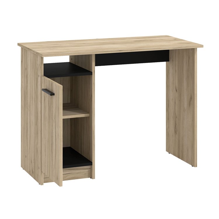 ΓΡΑΦΕΙΟ Rey GREY OAK-ΜΑΥΡΟ 100x50x74,5εκ 11011288