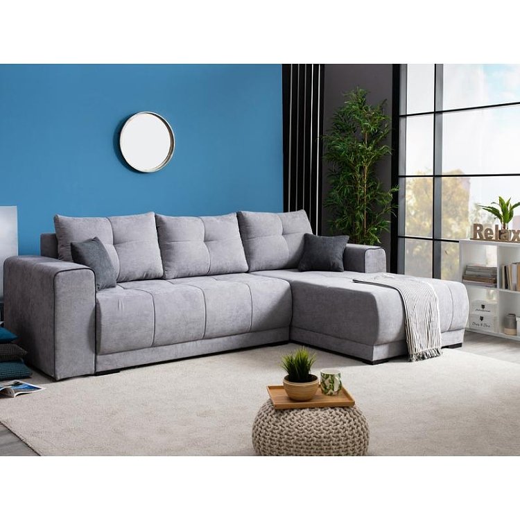 ΚΑΝΑΠΕΣ ΔΕΞΙΑ ΓΩΝΙΑ FIGO ΓΚΡΙ-ΣΚΟΥΡΟ ΓΚΡΙ 274x179x83εκ 21032377