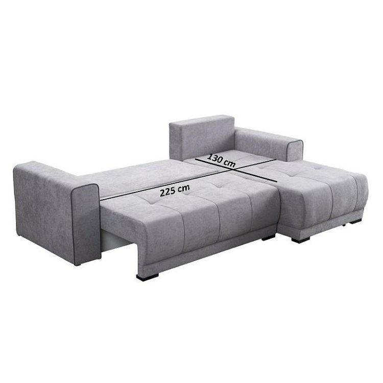 ΚΑΝΑΠΕΣ ΔΕΞΙΑ ΓΩΝΙΑ FIGO ΓΚΡΙ-ΣΚΟΥΡΟ ΓΚΡΙ 274x179x83εκ 21032377