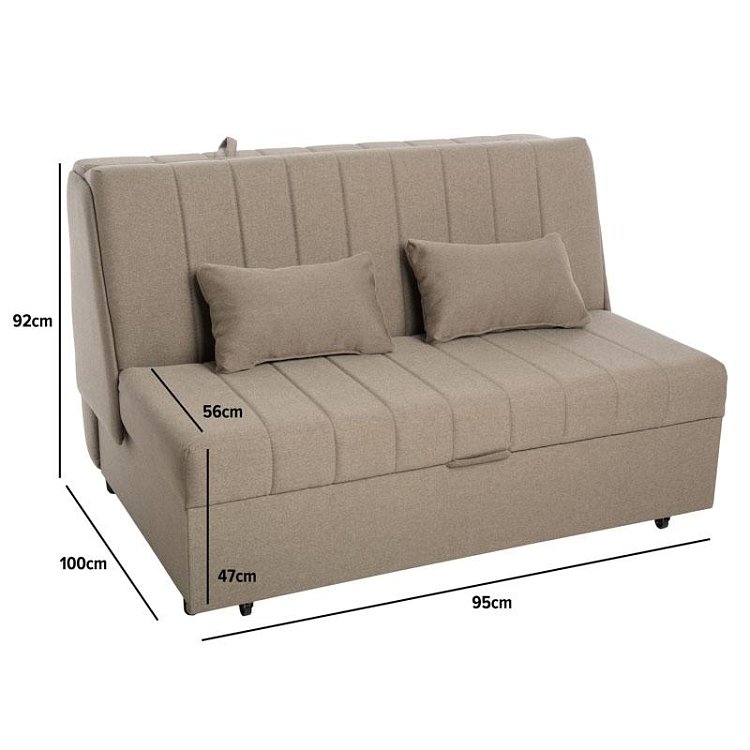 ΚΑΝΑΠΕΣ ΔΙΘΕΣΙΟΣ Fylliana New Montana ΑΝΟΙΧΤΟ ΚΑΦΕ 145x100x92εκ 839-82-581