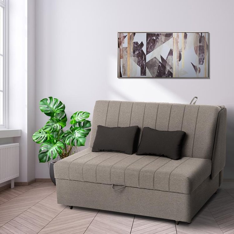 ΚΑΝΑΠΕΣ ΔΙΘΕΣΙΟΣ Fylliana New Montana ΓΚΡΙ-ΣΚ.ΓΚΡΙ 145x100x92εκ 839-82-580