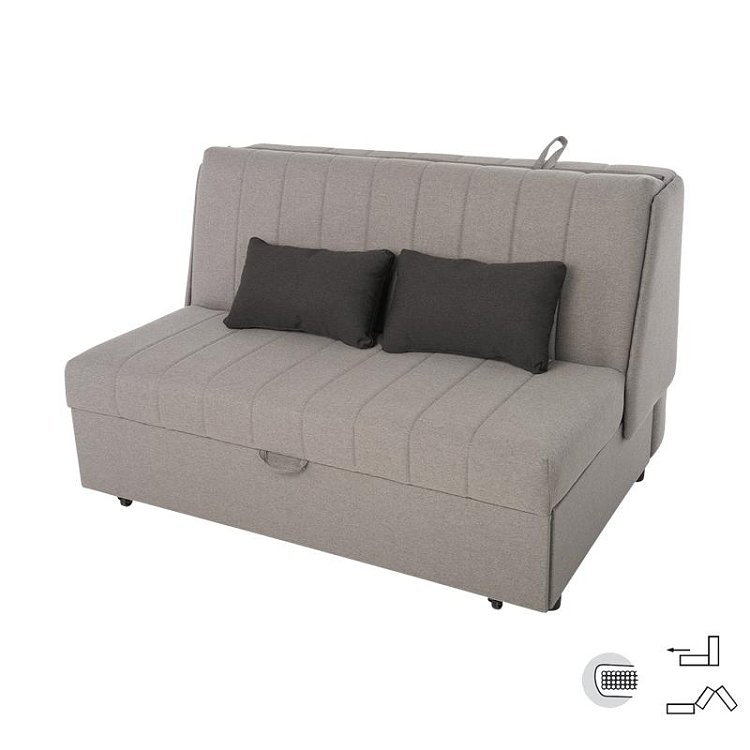ΚΑΝΑΠΕΣ ΔΙΘΕΣΙΟΣ Fylliana New Montana ΓΚΡΙ-ΣΚ.ΓΚΡΙ 145x100x92εκ 839-82-580