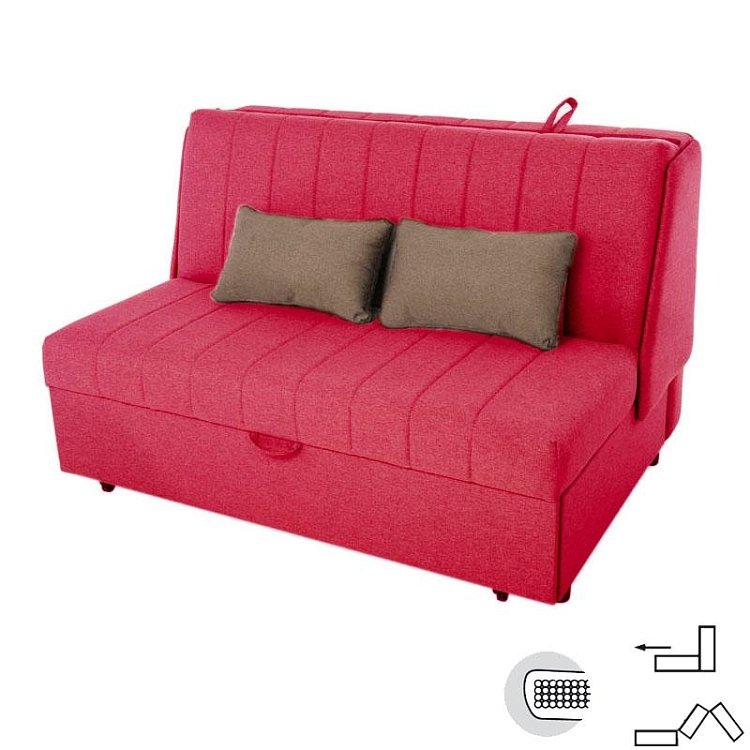 ΚΑΝΑΠΕΣ ΔΙΘΕΣΙΟΣ Fylliana New Montana ΡΟΖ-ΓΚΡΙ BOMBAY 145*100*92 839-82-629