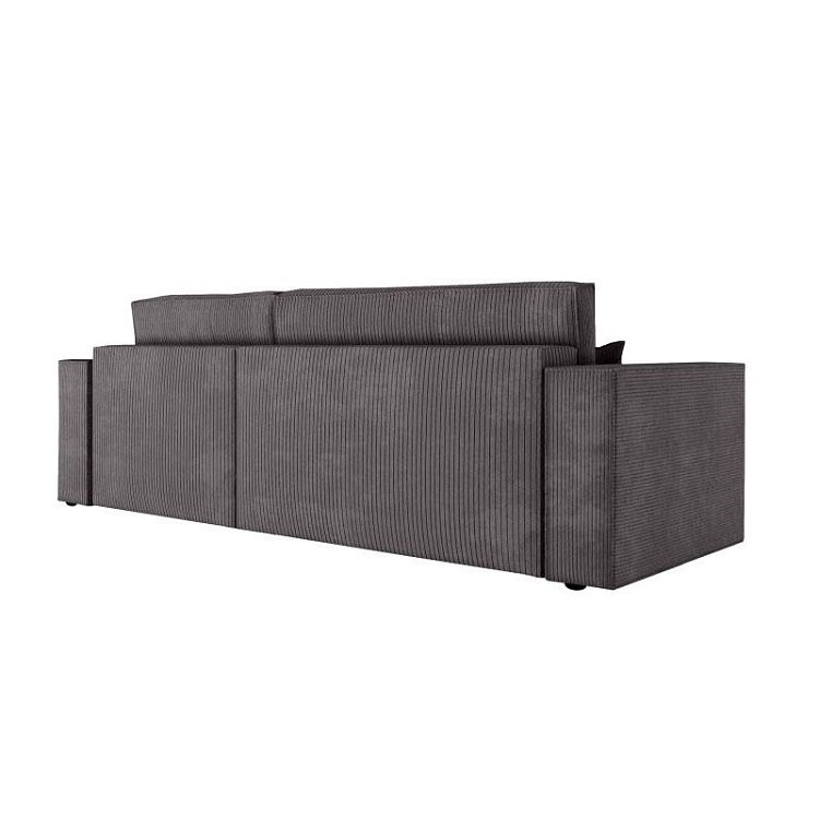 ΚΑΝΑΠΕΣ ΓΩΝΙΑ Fylliana New Isabella ΓΚΡΙ ΧΡΩΜΑ ΥΦΑΣΜΑΤΟΣ 270x160x90εκ 872-224-078