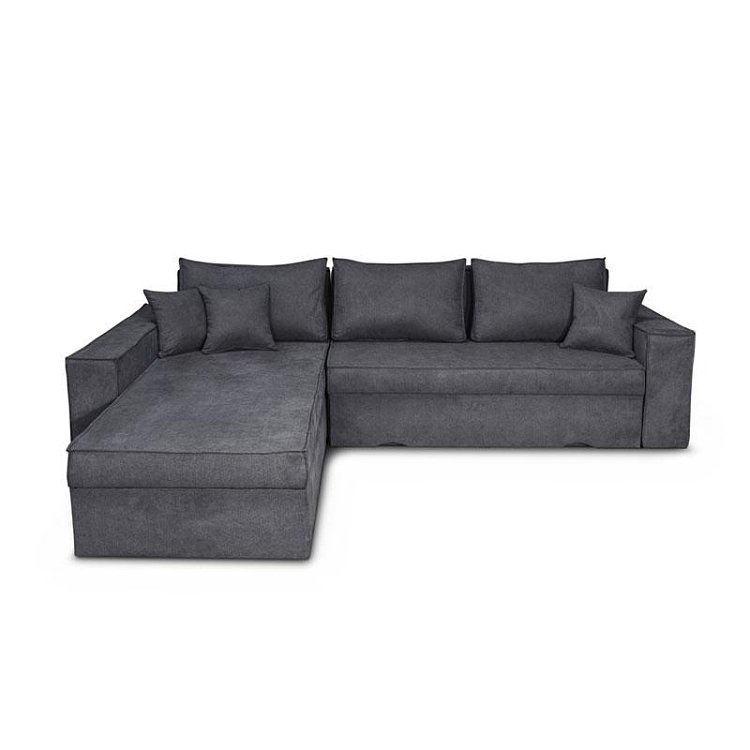 ΚΑΝΑΠΕΣ ΓΩΝΙΑ Fylliana OLYMP 23 ΓΚΡΙ 280x210x80εκ 872-92-005