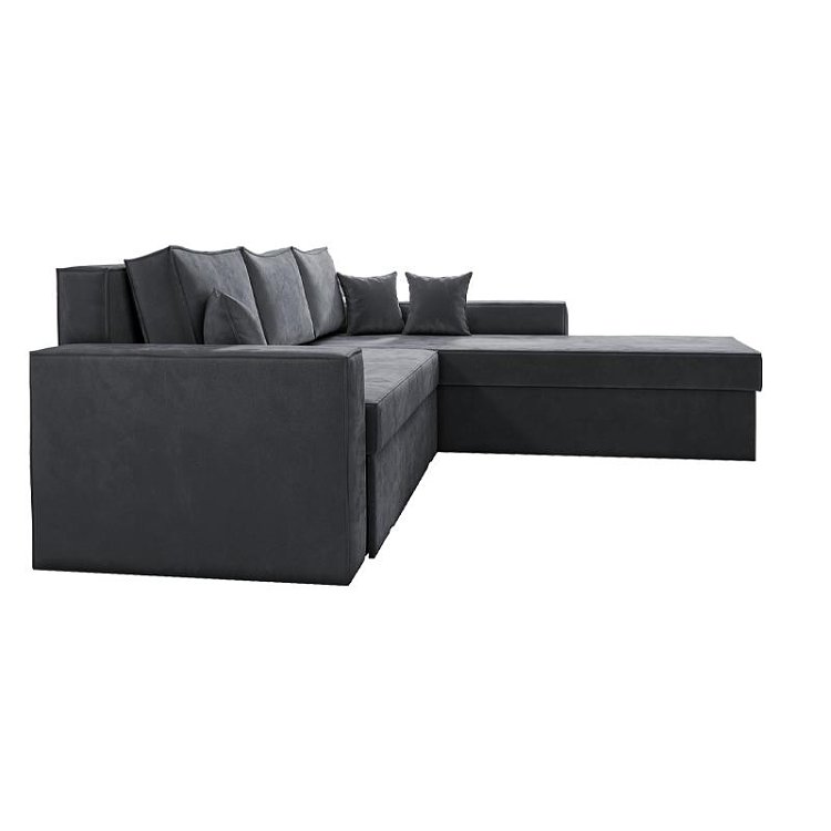 ΚΑΝΑΠΕΣ ΓΩΝΙΑ Fylliana OLYMP 23 ΓΚΡΙ 280x210x80εκ 872-92-005