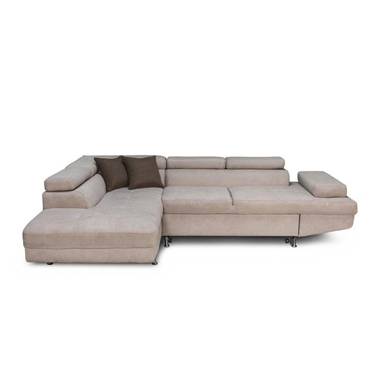 ΚΑΝΑΠΕΣ ΓΩΝΙΑ Fylliana RIO-M 3+4 ΑΡΙΣΤΕΡΗ TAUPE / ΚΑΦΕ 278x192x79εκ 872-92-010