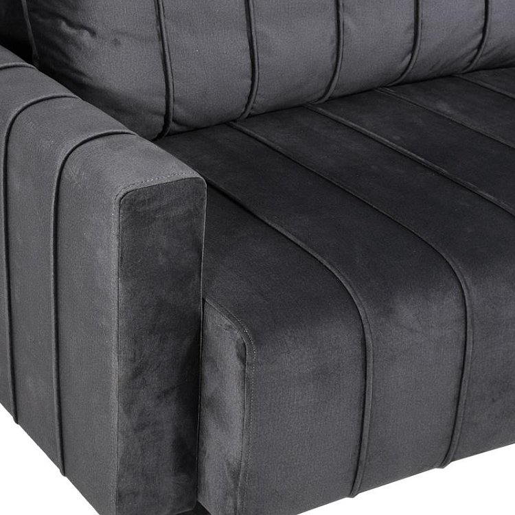 ΚΑΝΑΠΕΣ ΚΡΕΒΑΤΙ Fylliana Comfort ΓΚΡΙ ΧΡΩΜΑ 235x104x80εκ 880-225-048