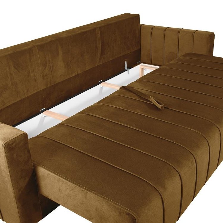 ΚΑΝΑΠΕΣ ΚΡΕΒΑΤΙ Fylliana Comfort ΩΧΡΑ ΧΡΩΜΑ 235x104x80εκ 880-225-046