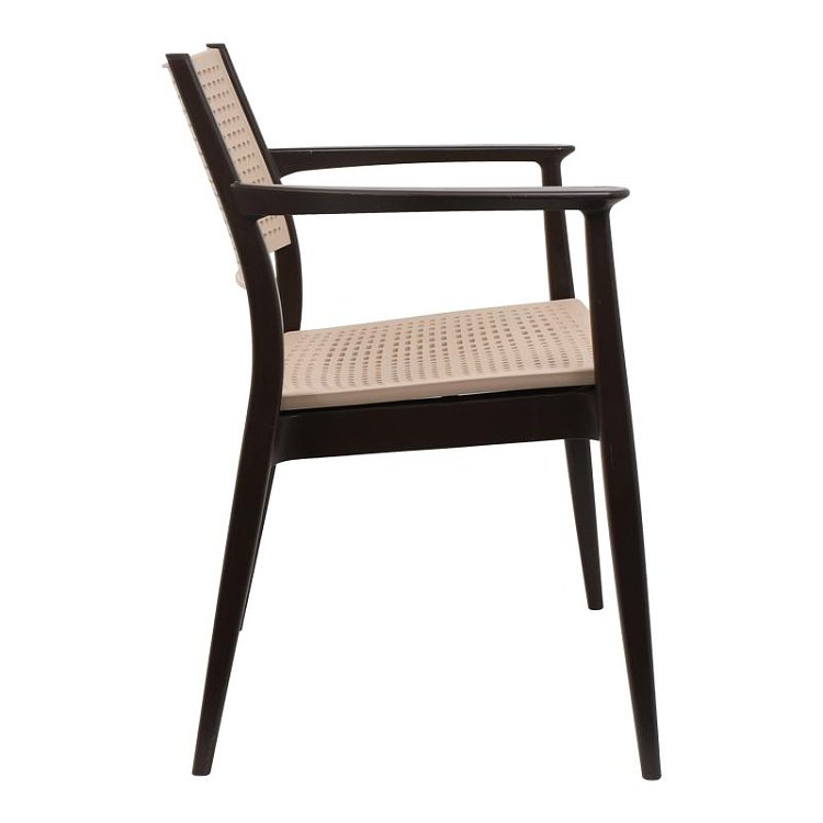 ΚΑΡΕΚΛΑ ΕΞΟΧΗΣ Fylliana Best ΚΑΦΕ ΜΕ ΜΠΕΖ ΧΡΩΜΑ 57,5x55x80εκ 875-123-041