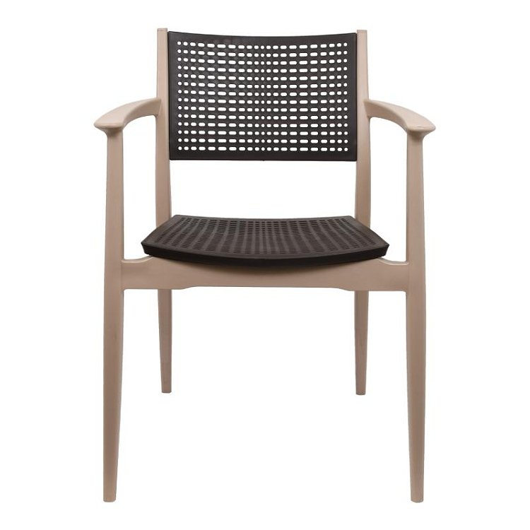ΚΑΡΕΚΛΑ ΕΞΟΧΗΣ Fylliana Best ΜΠΕΖ ΜΕ ΚΑΦΕ ΧΡΩΜΑ 57,5x55x80εκ 875-123-043