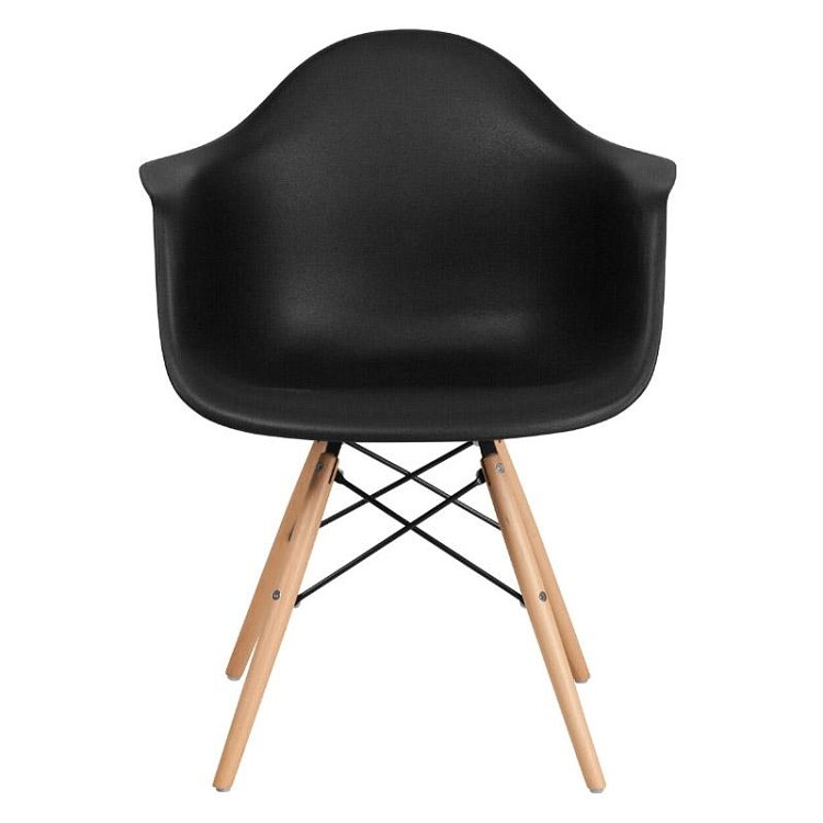 ΚΑΡΕΚΛΑ Fylliana Casual ΜΑΥΡΟ ΚΑΘΙΣΜΑ ΜΕ ΦΥΣΙΚΑ ΠΟΔΙΑ 65x64x79εκ 4τμχ 630-00-005