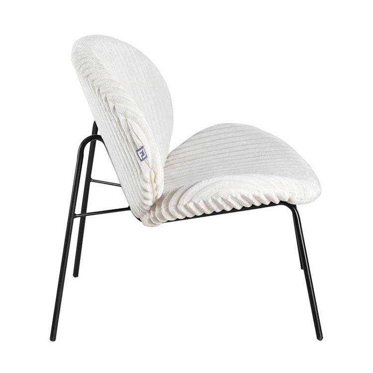 ΚΑΡΕΚΛΑ Fylliana MOON ΚΡΕΜ ΧΡΩΜΑ 65x73x74εκ 2τμχ 642-224-008