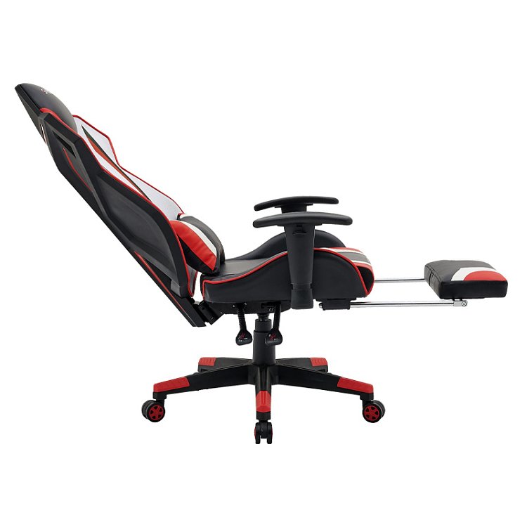 ΚΑΡΕΚΛΑ GAMING Fylliana D-01 ΤΕΧΝΟΔΕΡΜΑ ΜΑΥΡΗ-ΚΟΚΚΙΝΗ 53x47x127εκ 388-00-002