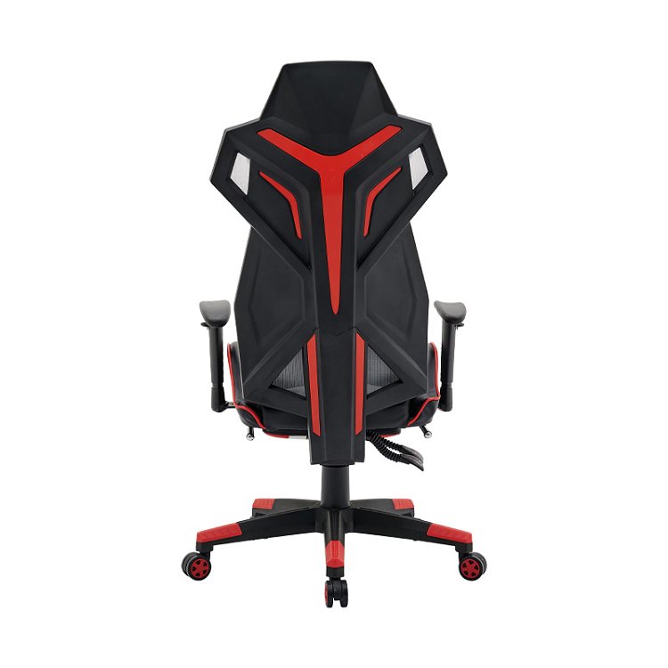 ΚΑΡΕΚΛΑ GAMING Fylliana D-01 ΤΕΧΝΟΔΕΡΜΑ ΜΑΥΡΗ-ΚΟΚΚΙΝΗ 53x47x127εκ 388-00-002
