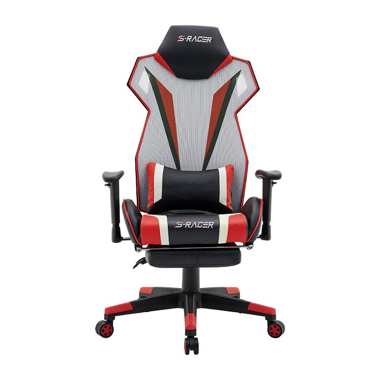 ΚΑΡΕΚΛΑ GAMING Fylliana D-01 ΤΕΧΝΟΔΕΡΜΑ ΜΑΥΡΗ-ΚΟΚΚΙΝΗ 53x47x127εκ 388-00-002