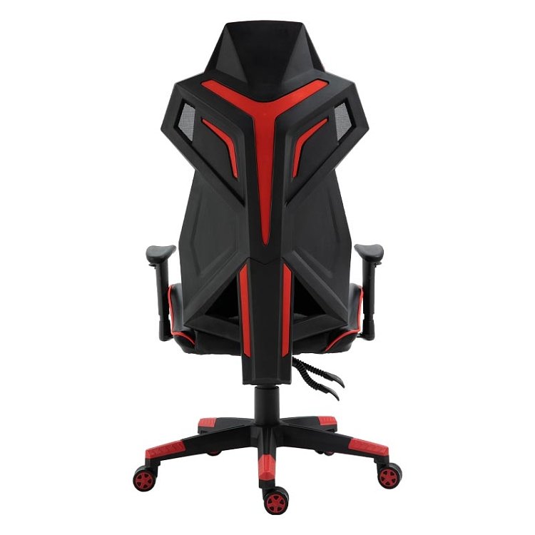 ΚΑΡΕΚΛΑ GAMING Fylliana D-01 ΤΕΧΝΟΔΕΡΜΑ ΜΑΥΡΗ-ΚΟΚΚΙΝΗ 53x47x127εκ 388-00-001