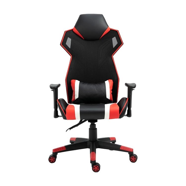 ΚΑΡΕΚΛΑ GAMING Fylliana D-01 ΤΕΧΝΟΔΕΡΜΑ ΜΑΥΡΗ-ΚΟΚΚΙΝΗ 53x47x127εκ 388-00-001