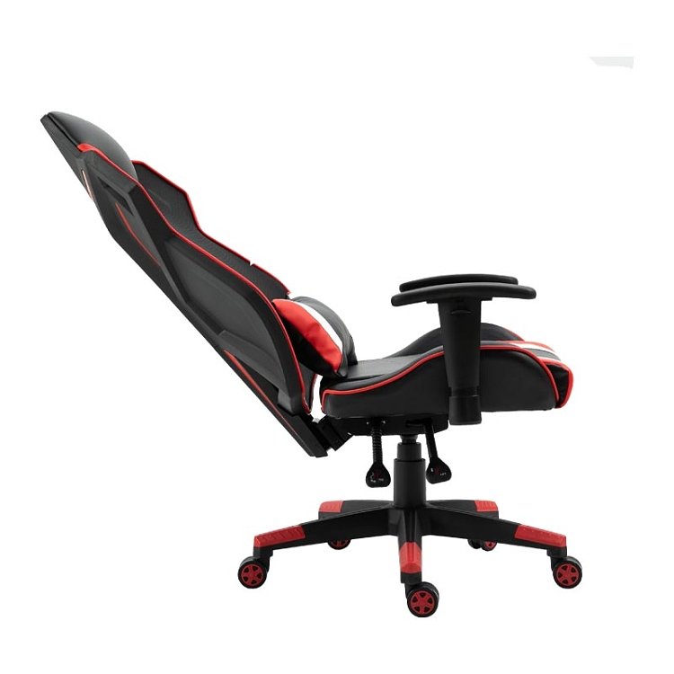 ΚΑΡΕΚΛΑ GAMING Fylliana D-01 ΤΕΧΝΟΔΕΡΜΑ ΜΑΥΡΗ-ΚΟΚΚΙΝΗ 53x47x127εκ 388-00-001