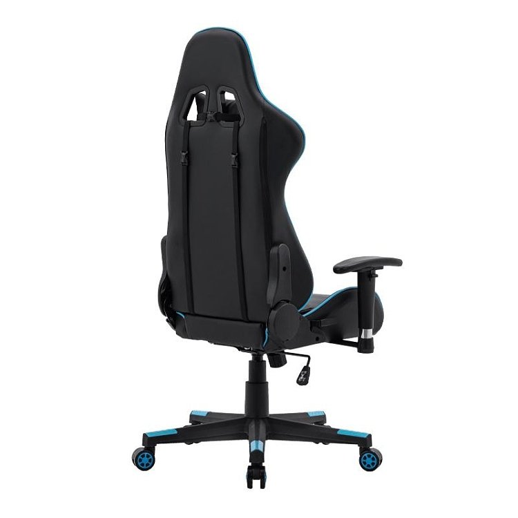 ΚΑΡΕΚΛΑ GAMING Fylliana SAR-1 ΜΑΥΡΟ-ΜΠΛΕ ΤΕΧΝΟΔΕΡΜΑ 64x53x135εκ 387-00-007