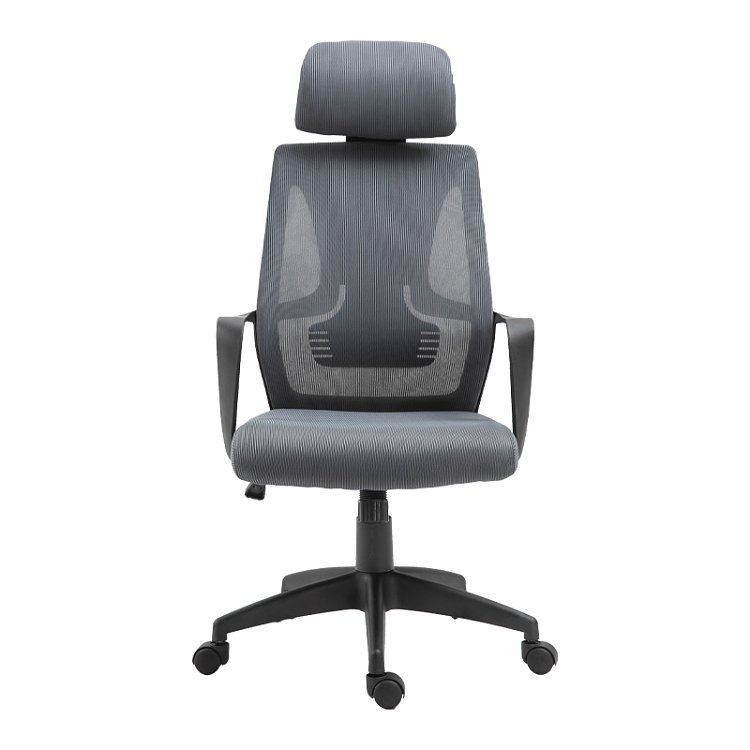 ΚΑΡΕΚΛΑ ΓΡΑΦΕΙΟΥ Fylliana 206 ΓΚΡΙ ΧΡΩΜΑ 60x65x130εκ 388-221-016