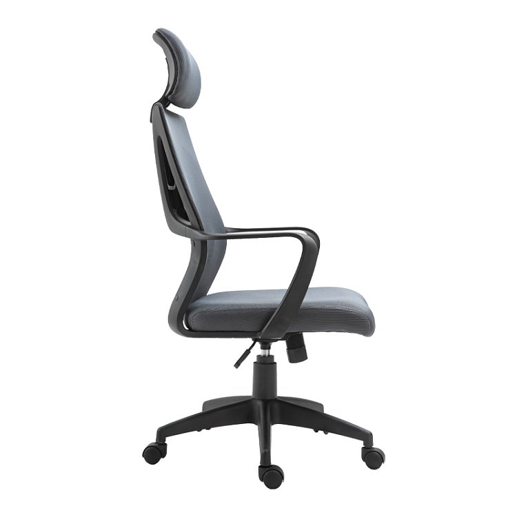 ΚΑΡΕΚΛΑ ΓΡΑΦΕΙΟΥ Fylliana 206 ΓΚΡΙ ΧΡΩΜΑ 60x65x130εκ 388-221-016