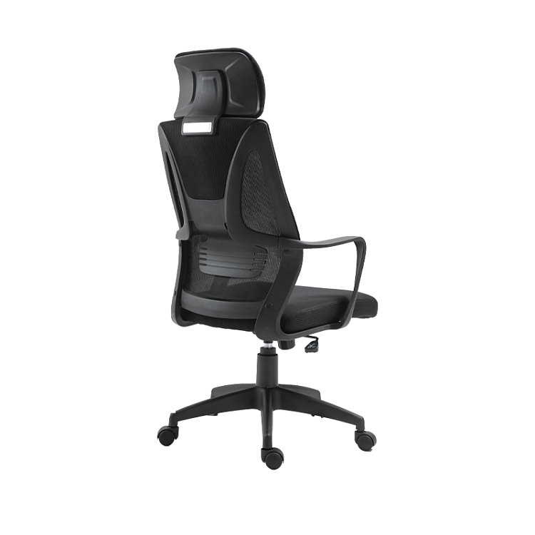ΚΑΡΕΚΛΑ ΓΡΑΦΕΙΟΥ Fylliana 206 ΜΑΥΡΟ ΧΡΩΜΑ 60x65x130εκ 388-221-015