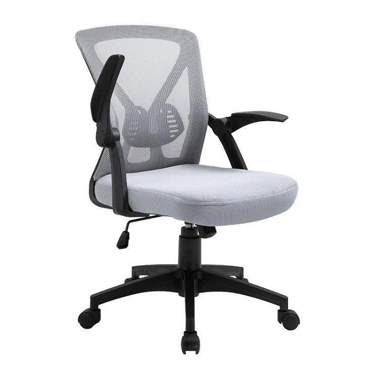 ΚΑΡΕΚΛΑ ΓΡΑΦΕΙΟΥ Fylliana FL20-2Β ΓΚΡΙ ΧΡΩΜΑ 60x63x90/105εκ 388-121-013