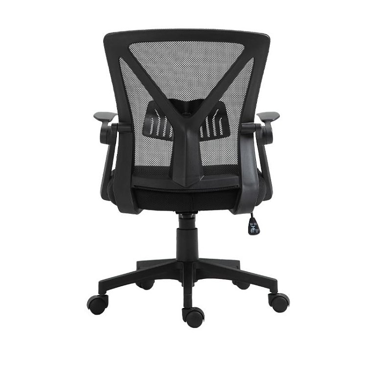 ΚΑΡΕΚΛΑ ΓΡΑΦΕΙΟΥ Fylliana FL20-2Β ΜΑΥΡΟ ΧΡΩΜΑ 60x63x90/105εκ 388-121-012