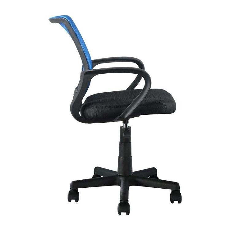 ΚΑΡΕΚΛΑ ΓΡΑΦΕΙΟΥ Fylliana FL5528 ΜΠΛΕ ΜΑΥΡΟ ΧΡΩΜΑ 57x54x94εκ 093-124-142