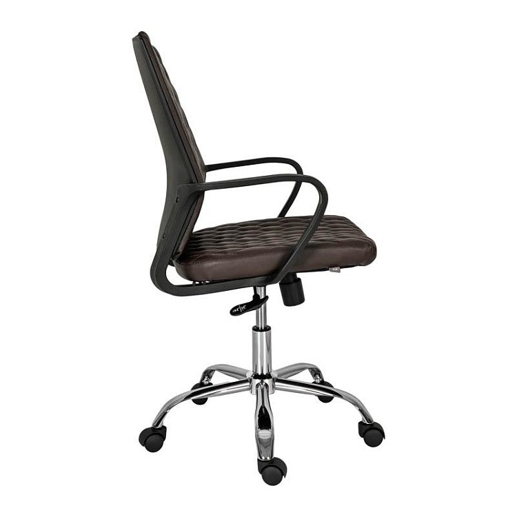ΚΑΡΕΚΛΑ ΓΡΑΦΕΙΟΥ Fylliana ΚΑΦΕ ΤΕΧΝΟΔΕΡΜΑ 59x61x95/105εκ 093-92-125