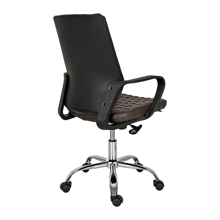 ΚΑΡΕΚΛΑ ΓΡΑΦΕΙΟΥ Fylliana ΚΑΦΕ ΤΕΧΝΟΔΕΡΜΑ 59x61x95/105εκ 093-92-125