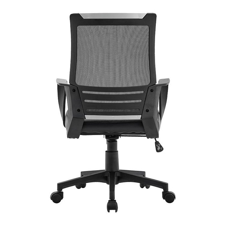 ΚΑΡΕΚΛΑ ΓΡΑΦΕΙΟΥ Fylliana FL19-3Α ΜΑΥΡΟ ΧΡΩΜΑ 60x63x95/105εκ 388-121-010