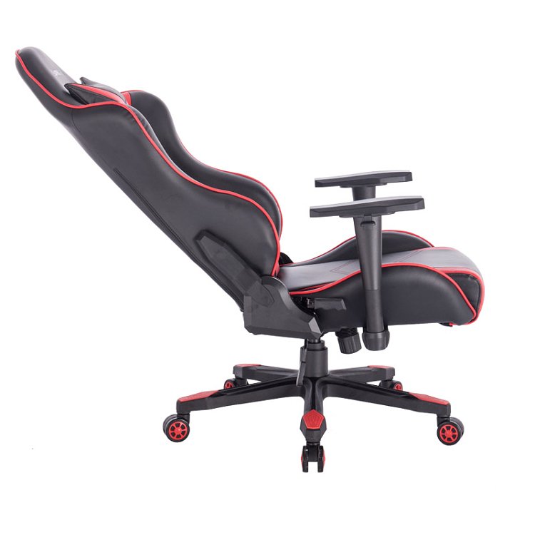 ΚΑΡΕΚΛΑ ΓΡΑΦΕΙΟΥ-GAMING Fylliana 9880 ΜΑΥΡΟ ΜΕ ΚΟΚΚΙΝΟ ΤΕΧΝΟΔΕΡΜΑ 70.5x71x128εκ 425-92-039
