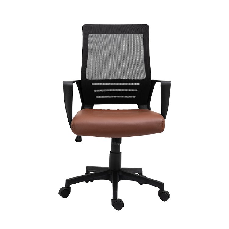 ΚΑΡΕΚΛΑ ΓΡΑΦΕΙΟΥ Fylliana FL19-3Α  ΚΑΦΕ ΧΡΩΜΑ 60x63x95/105εκ 388-121-011