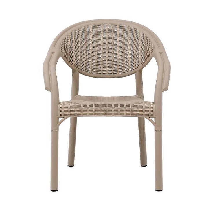 ΚΑΡΕΚΛΑ ΚΗΠΟΥ Fylliana Roshen ΜΠΕΖ ΧΡΩΜΑ 59x44x83εκ 875-124-061