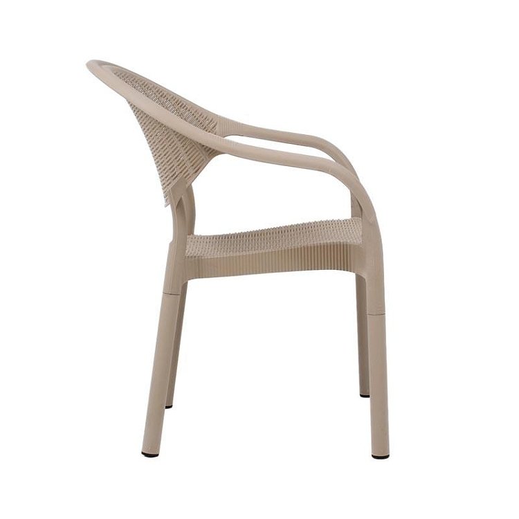 ΚΑΡΕΚΛΑ ΚΗΠΟΥ Fylliana Roshen ΜΠΕΖ ΧΡΩΜΑ 59x44x83εκ 875-124-061