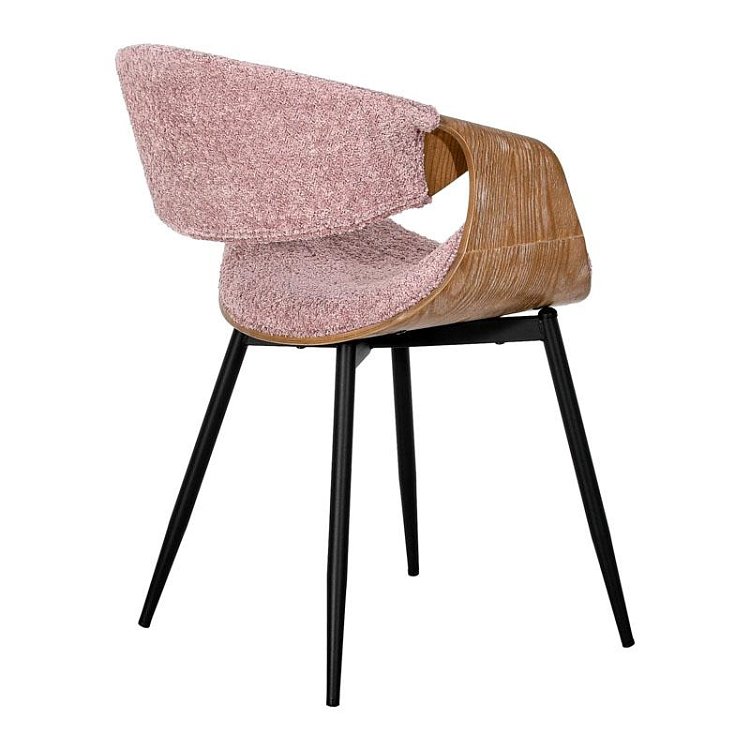 ΚΑΡΕΚΛΑ ΤΡΑΠΕΖΑΡΙΑΣ Fylliana FL1829 ΡΟΖ ΥΦΑΣΜΑ 54x55x76εκ 392-124-006