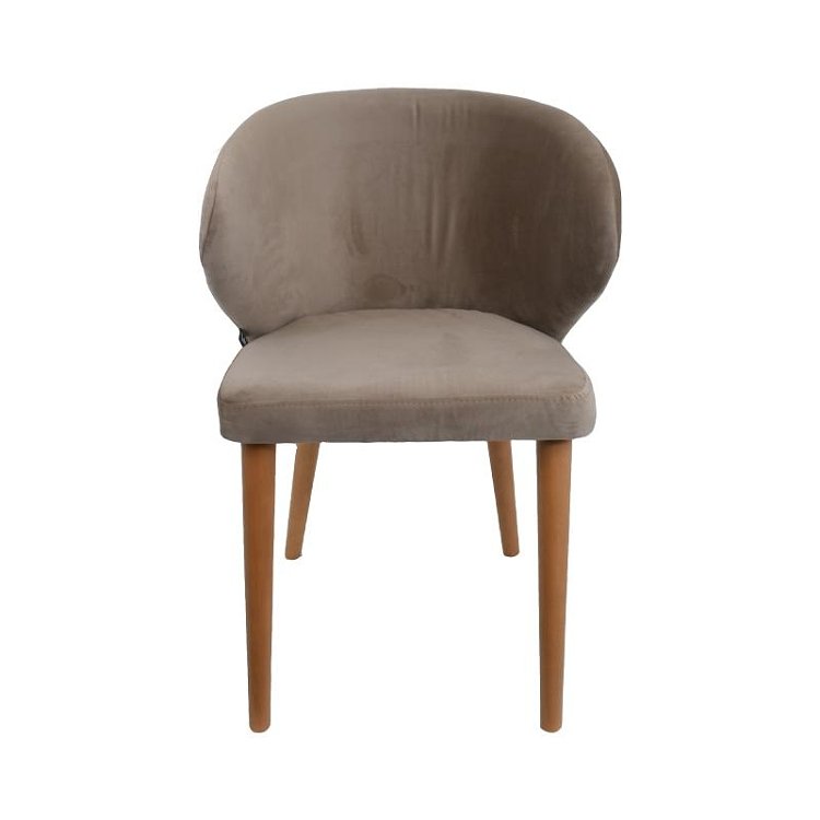 ΚΑΡΕΚΛΑ ΤΡΑΠΕΖΑΡΙΑΣ Fylliana Nancy ΥΦΑΣΜΑ SAND ΧΡΩΜΑ 55x52x80εκ 2τμχ 893-122-009